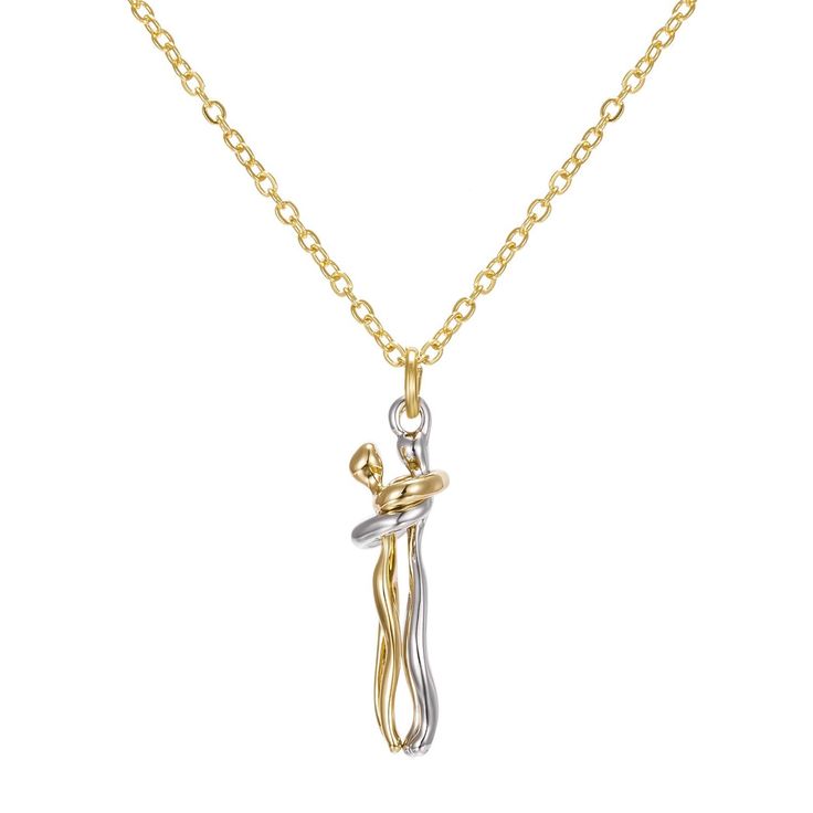 Couple Hug Necklace