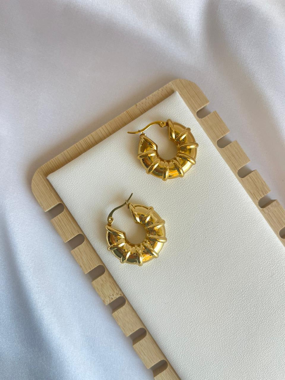 Pirate Wheel Earrings