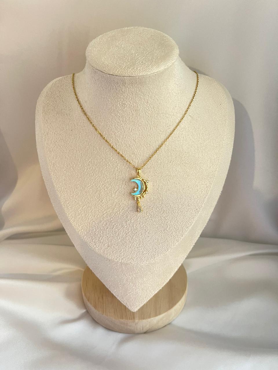 Crescent Charms Necklace