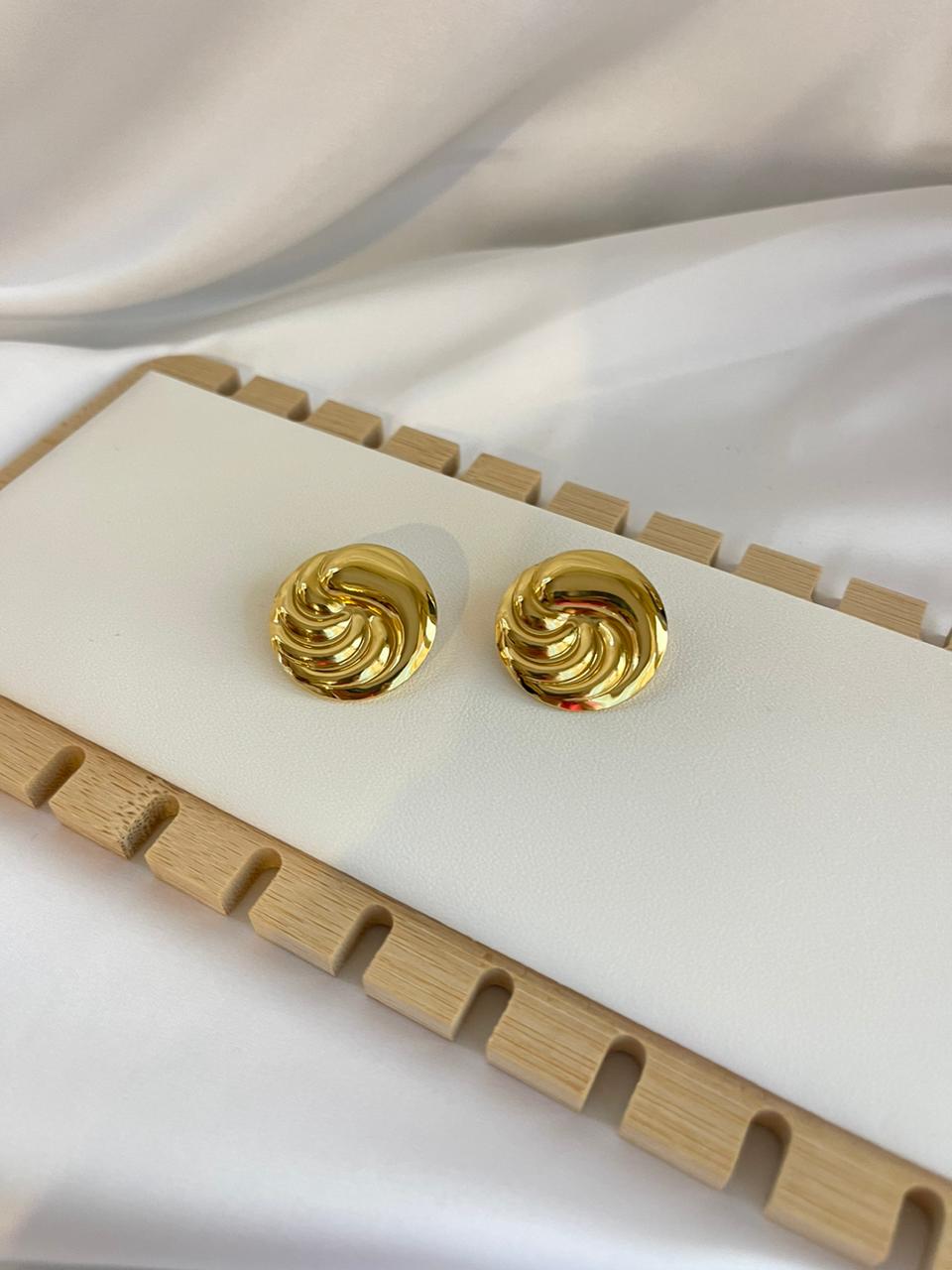 Circular Wave Earrings
